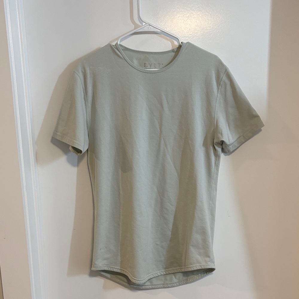 BYLT Men's Light Green T-Shirt
